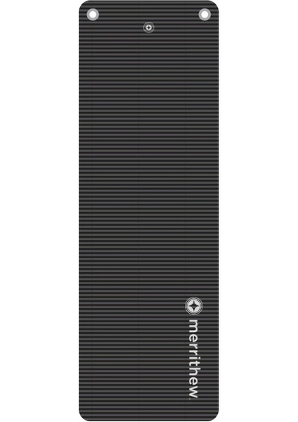 Health & Fitness Mat - Deluxe Pilates Mat With Grommets (Graphite) (ST-02188)