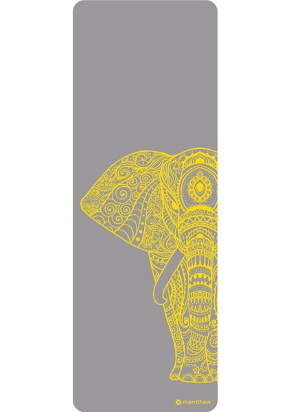 Health & Fitness Mat – Pilates & Yoga –elephant (Gray) (ST-06261)