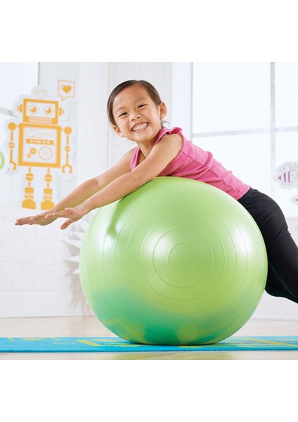 Health & Fitness Stability Ball (Çocuklar Için Denge Topu) - 45CM (Green) - Retail Box ST-06224 fiyatları