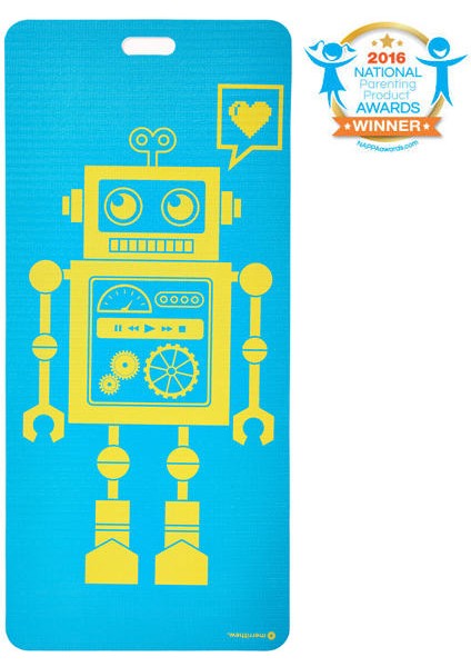 Health & Fitness Eco Mat For Kids Pixel The Robot (Aqua) ST-02200