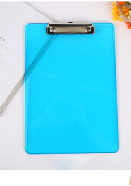 A4 Şeffaf Akrilik Sekreterlik Mavi