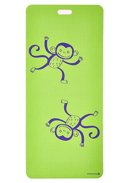 Health & Fitness Eco Mat For Kids Funky Monkeys (Green) ST-02201
