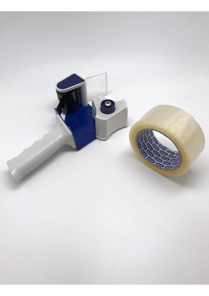 670 Koli Bantlama Makinesi 2 Inc 50 mm + Koli Bandı Şeffaf 45 mm x 100 mt