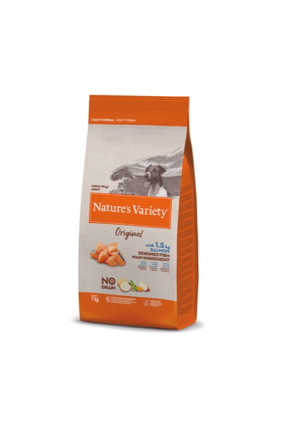 Dog No Grain Mini Adult Salmon 7 kg