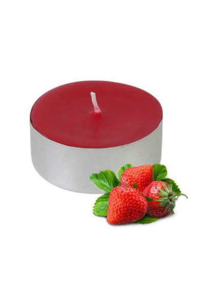 100 Lü Tealight Mum - Kırmızı