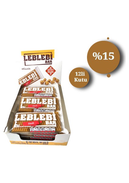 Şekerleme Leblebi Bar Klasik 60 gr 12'li Kutu