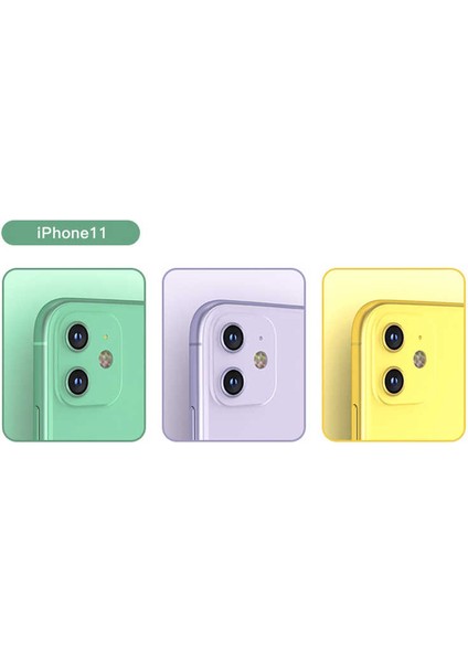 Apple iPhone 11 Lens Koruyucu Ultra Kamera Korumalı Gösterişli Tasarım Cl-01(Siyah)