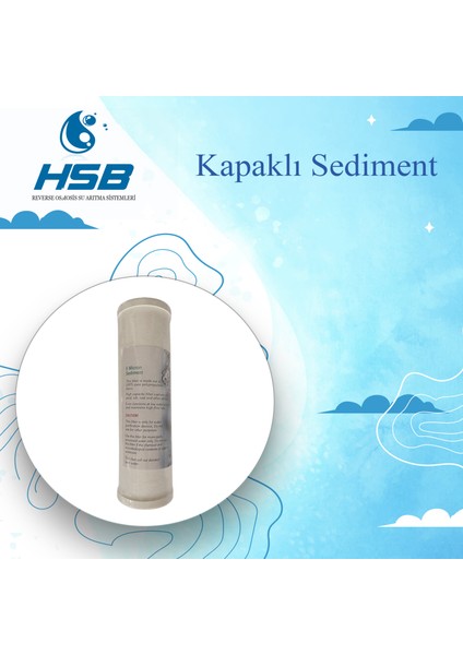 Su Arıtma Kapaklı Sediment 10"