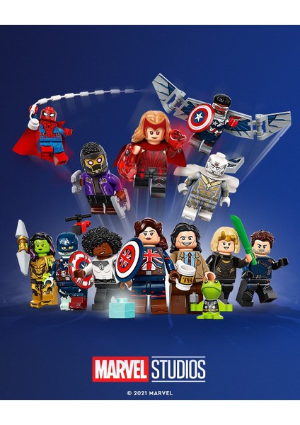 Marvel Studios Series 71031 Tam Set (12 Adet (Farklı) Minifigür İçerir)