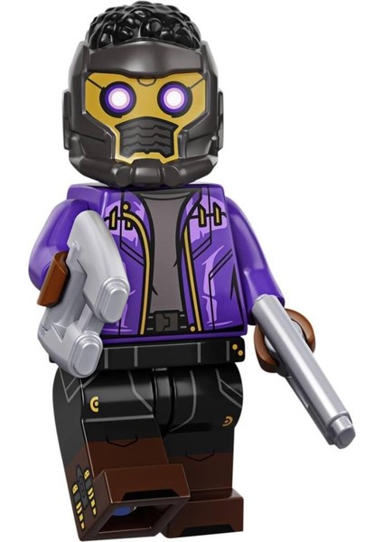 Marvel Studios Series 71031 - 11 T'challa Star-Lrd Minifigür (Kapalı Paket 1 Adet Minifigür)