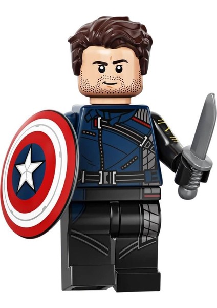 Marvel Studios Series 71031 - 4 Winter Soldier Minifigür (Kapalı Paket 1 Adet Minifigür)