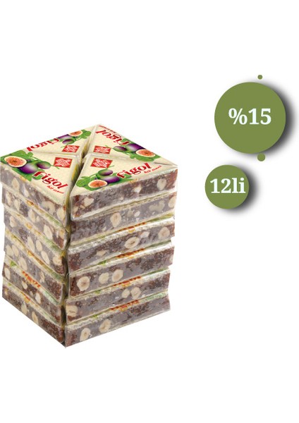 Şekerleme Üçgen Figol 40 gr 12'li Kutu