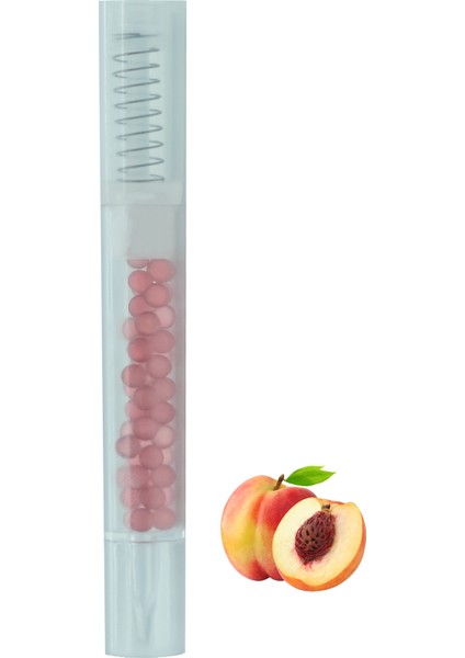 Pop Şeftali Topu Kapsül Aromalı Mentol Topu 100'li