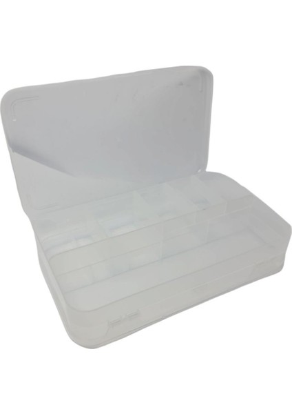 12 Seperatörlü Çift Taraflı Şeffaf Organizer 213X126X47 mm