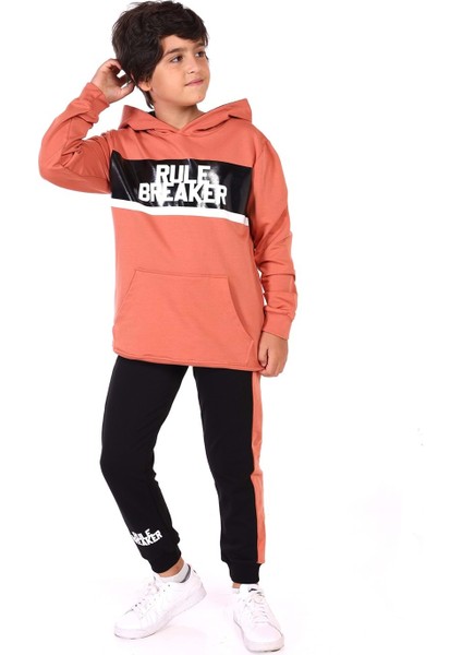 Toontoy Erkek Çocuk Rule Breaker Baskılı Eşofman Takım