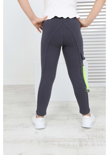 Toontoy Kız Çocuk Tek Yanı Cepli Tayt fiyatları