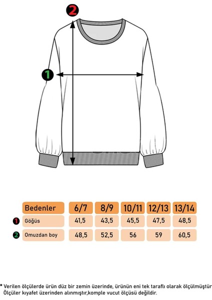 Toontoy Kız Çocuk Lıttle One Baskılı Sweatshirt fiyatları