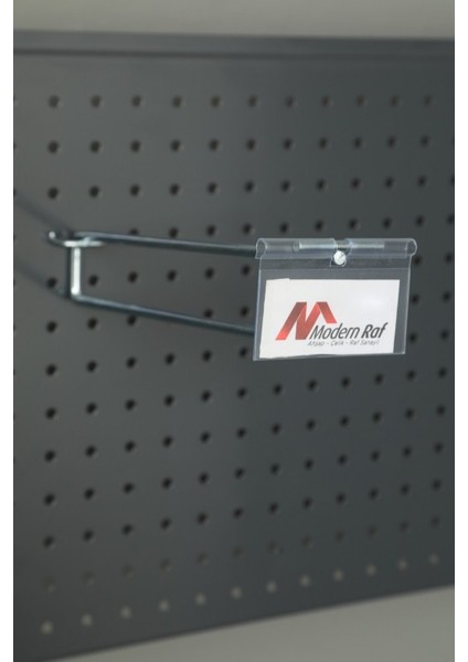 Delikli Fona 25 cm Etiketli Kanca 25'li Paket