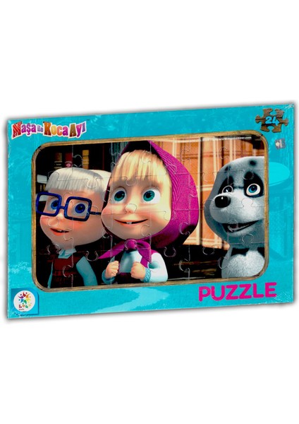 Koca Ayı ile Maşa 24 Parça Lisanslı Puzzle/yapboz