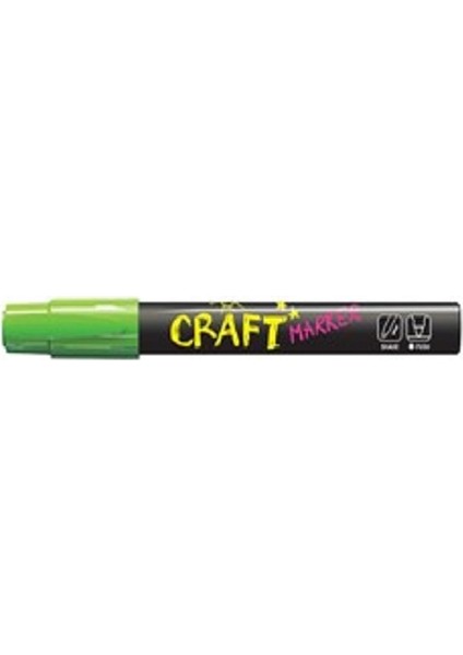 Markor Craft Marker Kalem Neon Yeşil 12'li