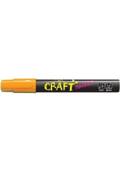 Markor Craft Marker Kalem Neon Turuncu 12'li