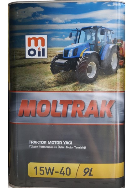 Moltrak 15W-40 9 Lt Traktör - Forklift - İş Makinası Yağı ÜT:2023