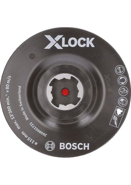 - X-Lock - 115 mm M14 Kağıt Zımparalar Için Taban 2608601721