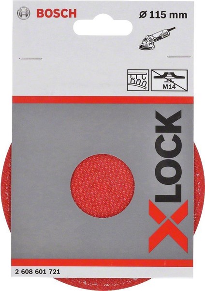 - X-Lock - 115 mm M14 Kağıt Zımparalar Için Taban 2608601721