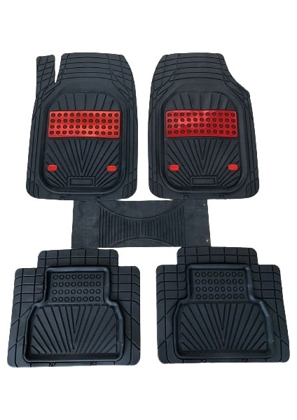Fiat 500L Negro Kırmızı Havuzlu Oto Paspas