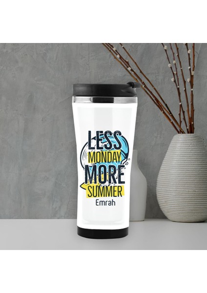 Tatilcilere Özel Esprili Termos Mug
