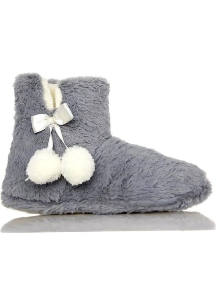 EB307 Çinçila Kadın Panduf Ev Botu Ev Ayakkabısı