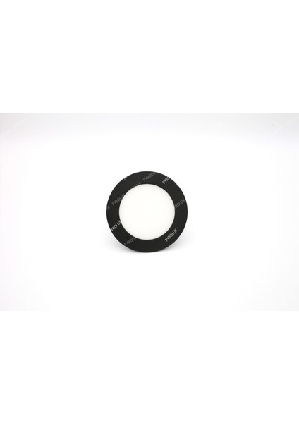 Siyah Kasa 6W Slim Panel LED Spot 6500K - 3500K