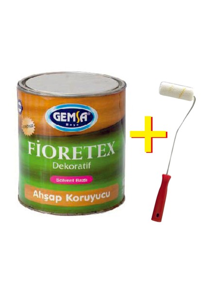 Gemsa Fioretex Dekoratif Ahşap Koruyucu 0,750 gr Koyu Meşe