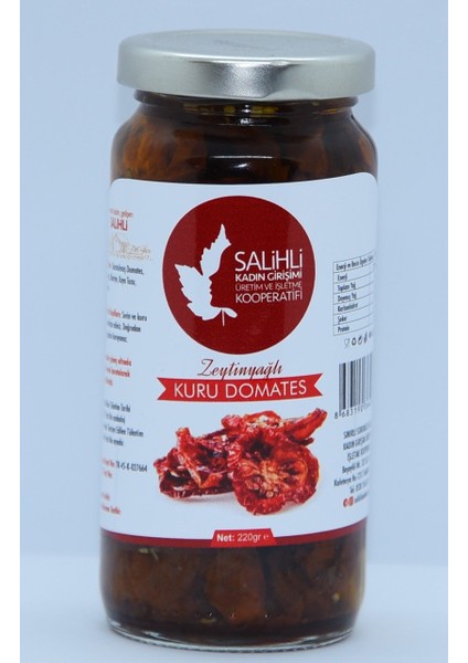 Zeytinyağlı Çeşnili Kuru Domates