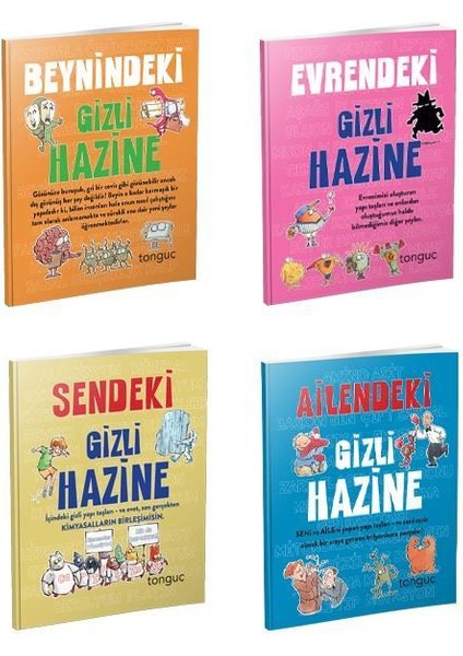 Tonguç Gizli Hazine Serisi 4 Kitap Set