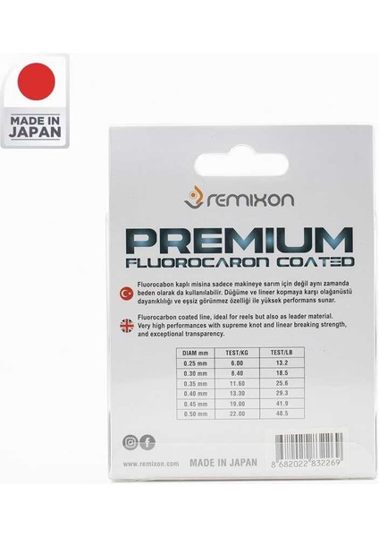 Savage Gear Remixon Premium Fc Coated 250M Misina