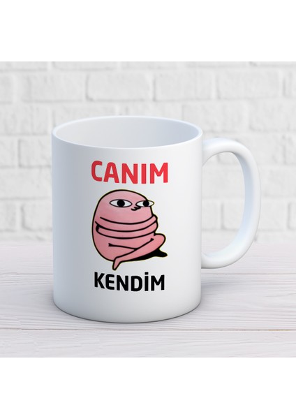 Canım Kendim Tasarımlı Komik Kupa Bardak