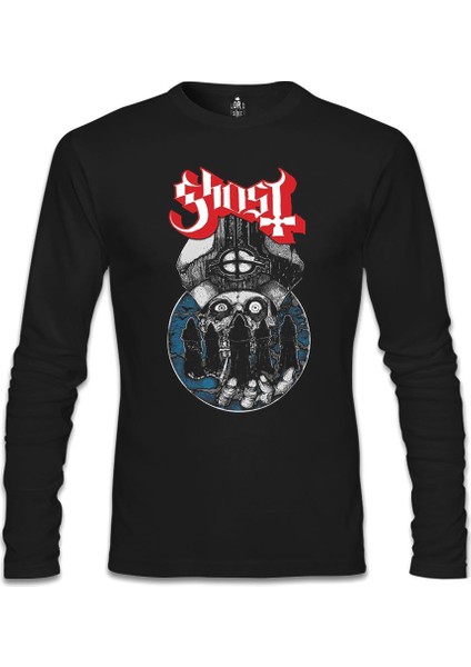 Ghost Siyah Erkek Sweatshirt