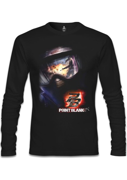 Point Blank Siyah Erkek Sweatshirt