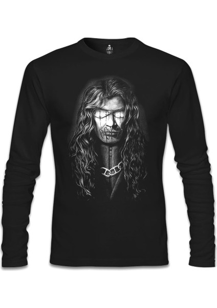 Megadeth - Dave Mustaine Siyah Erkek Sweatshirt