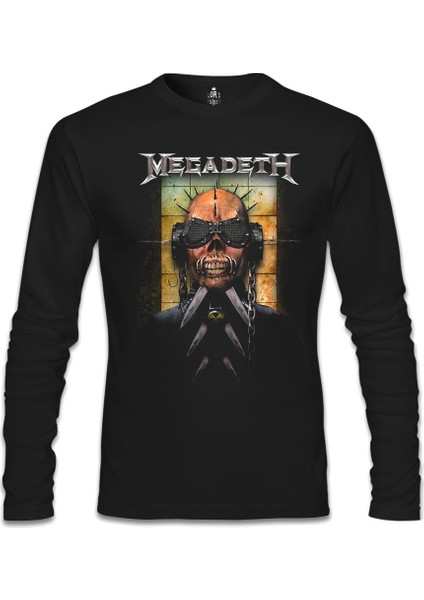 Megadeth - Vic 5 Siyah Erkek Sweatshirt