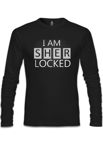 Sherlock - I Am Sherlocked Siyah Erkek Sweatshirt