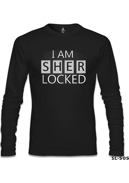 Sherlock - I Am Sherlocked Siyah Erkek Sweatshirt