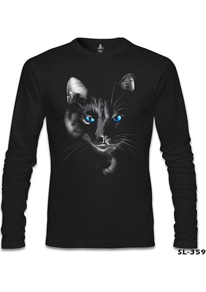 Cat In Blue Siyah Erkek Sweatshirt fiyatları
