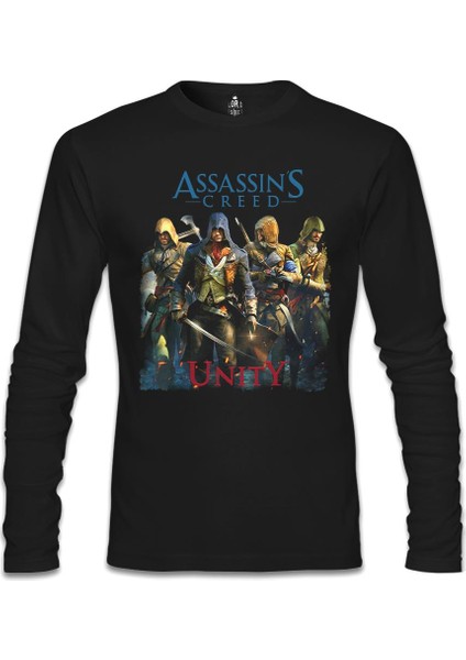 Assassin's Creed Unity 2 Siyah Erkek Sweatshirt