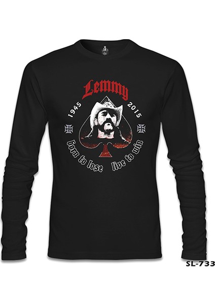 Lemmy Kilmister Siyah Erkek Sweatshirt fiyatları