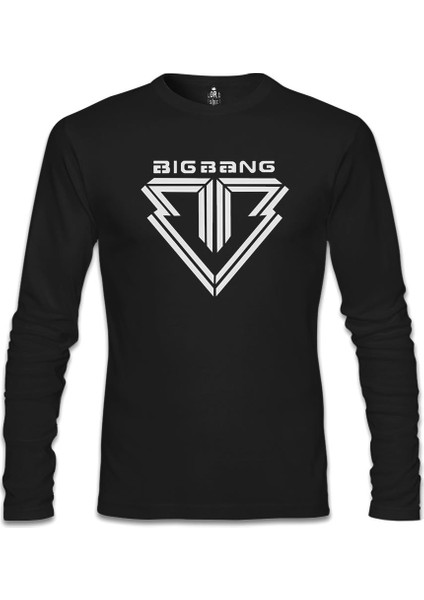 Big Bang Logo Siyah Erkek Sweatshirt