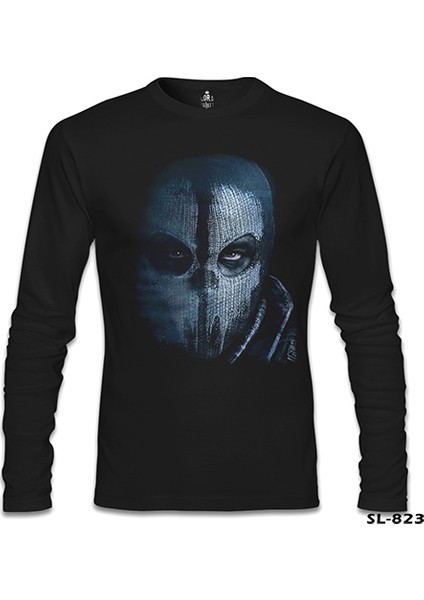 Call Of Duty - Ghosts Mask Siyah Erkek Sweatshirt fiyatları