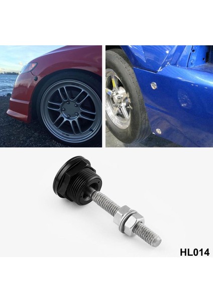 1x Push Button Kütük Hood Pins Kilit Klip Araba Hızlı Mandal Bonnet (Yurt Dışından)
