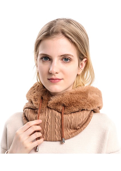 Kadın Sıcak Kabarık Eşarp Şapka H012 (Yurt Dışından) fiyatları